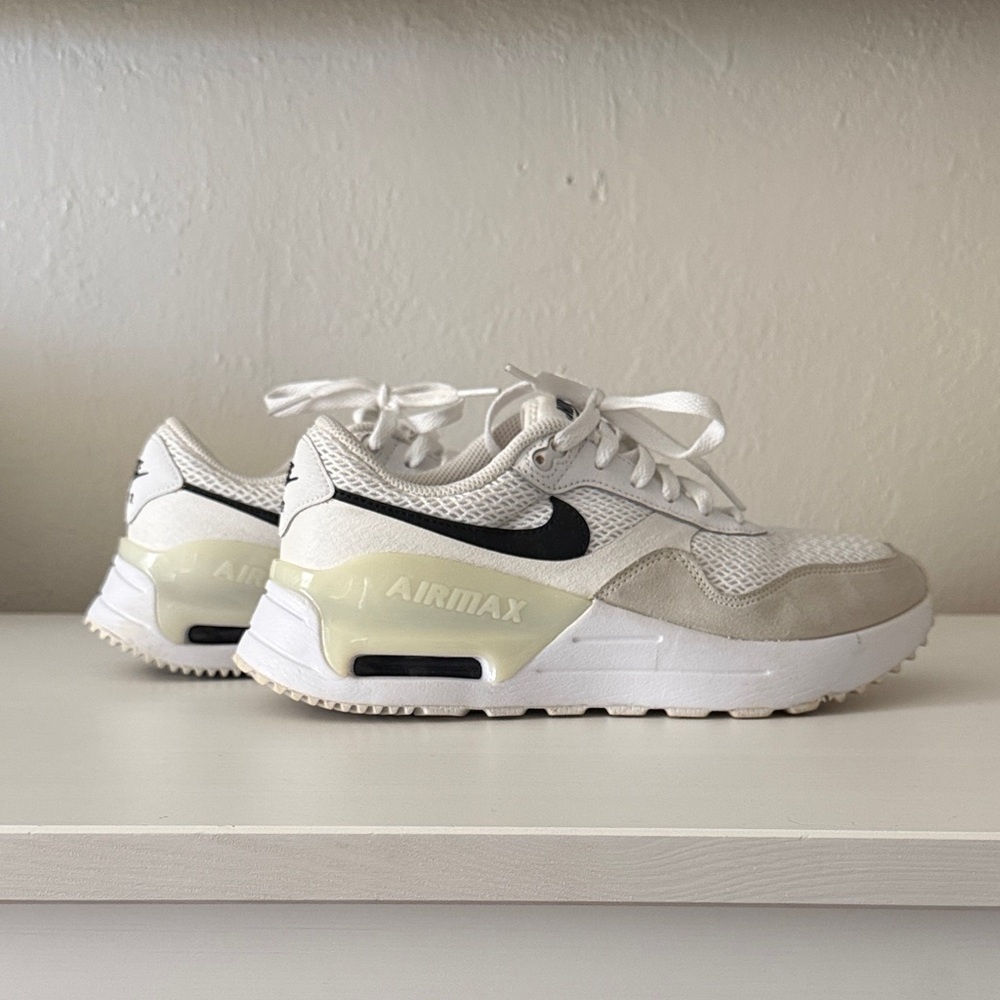 Nike Air Max Women's Sneakers - White, Black, Cream